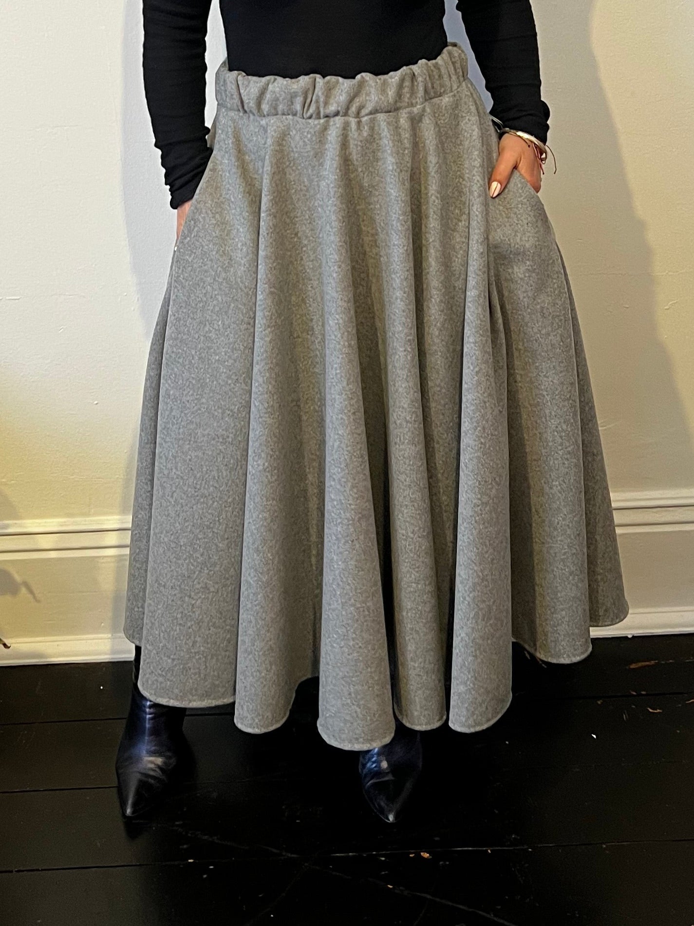 Italian Wool Circle Skirt