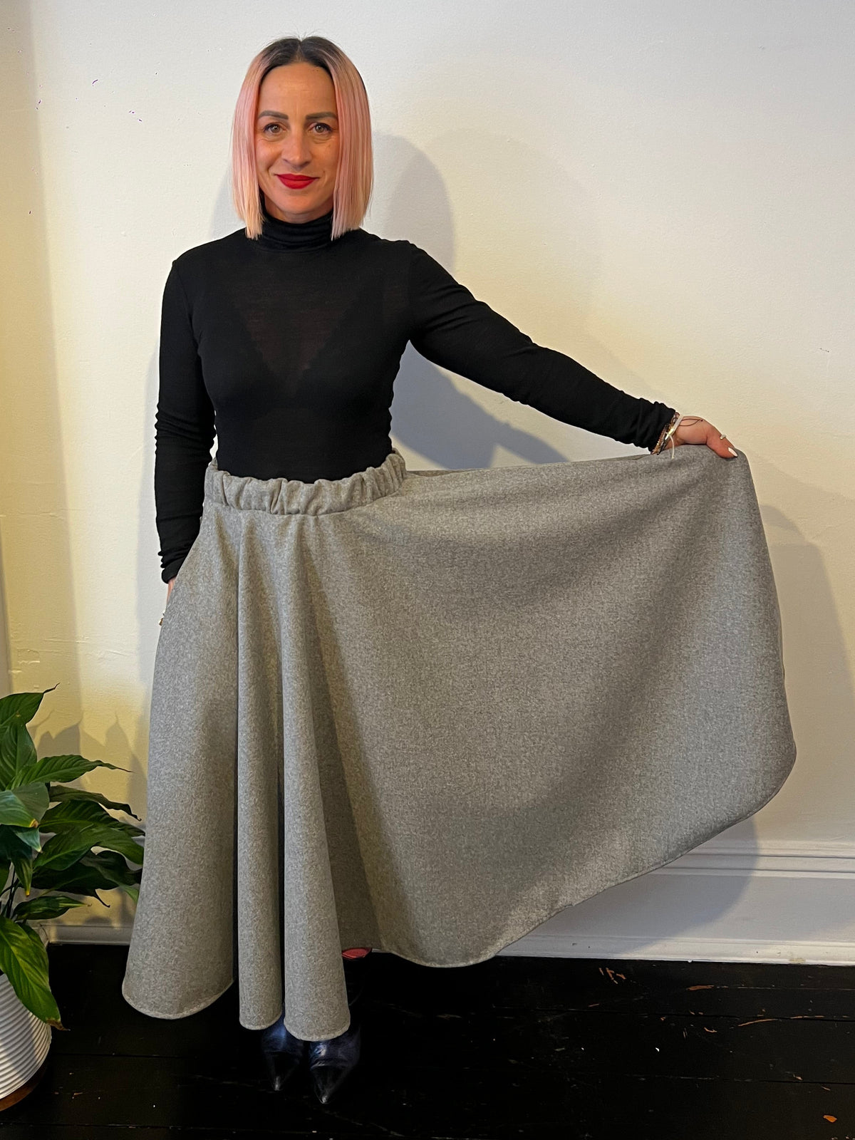 Italian Wool Circle Skirt
