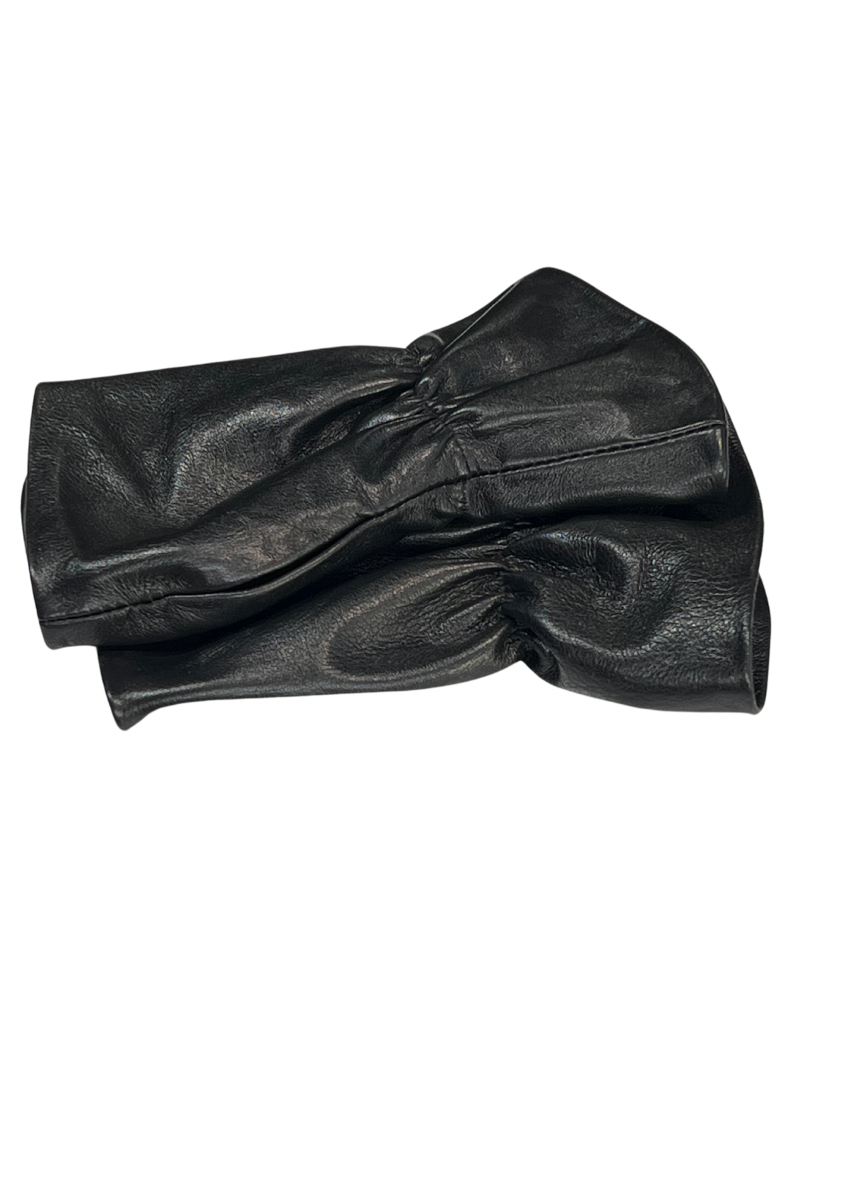 Nada Short Leather Fingerless Gloves