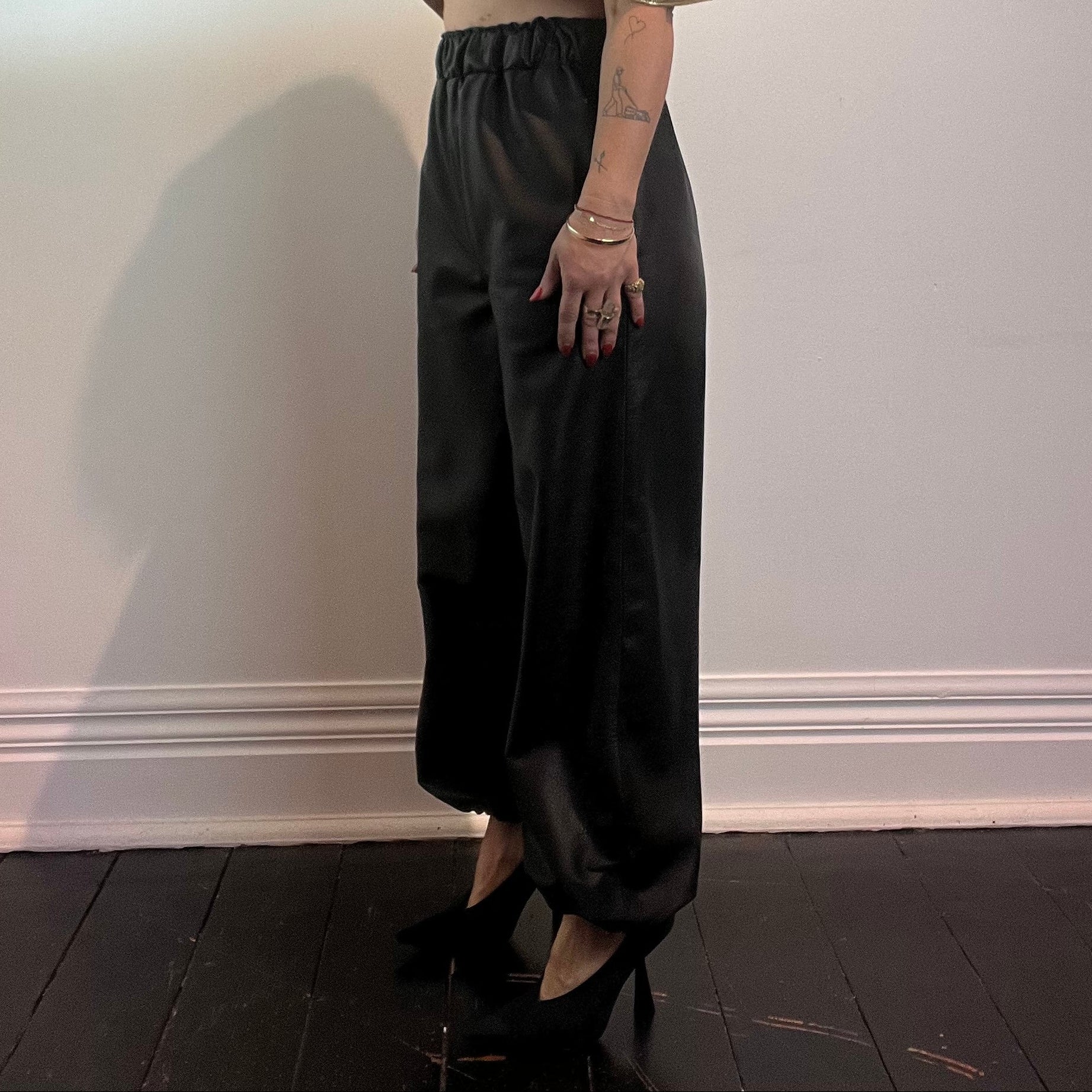 Ališta | Pantaloni Bubble Leather Pants
