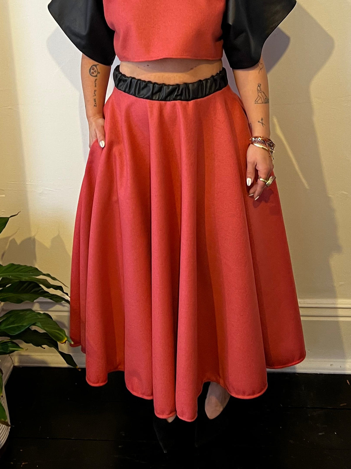 Italian Wool Circle Skirt