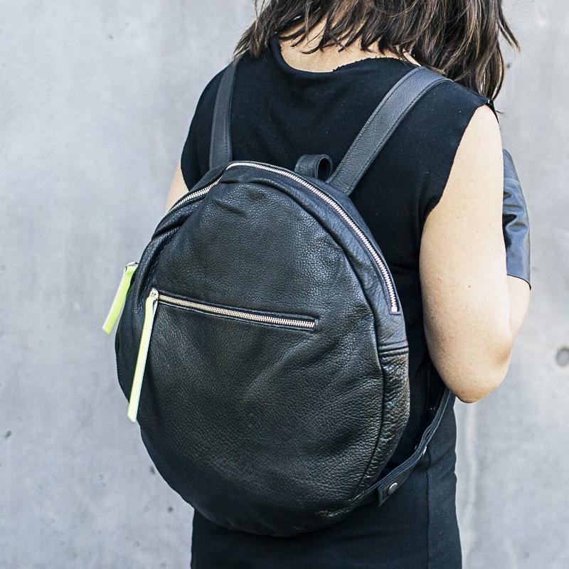 Full Moon Backpack | Black-SMENA