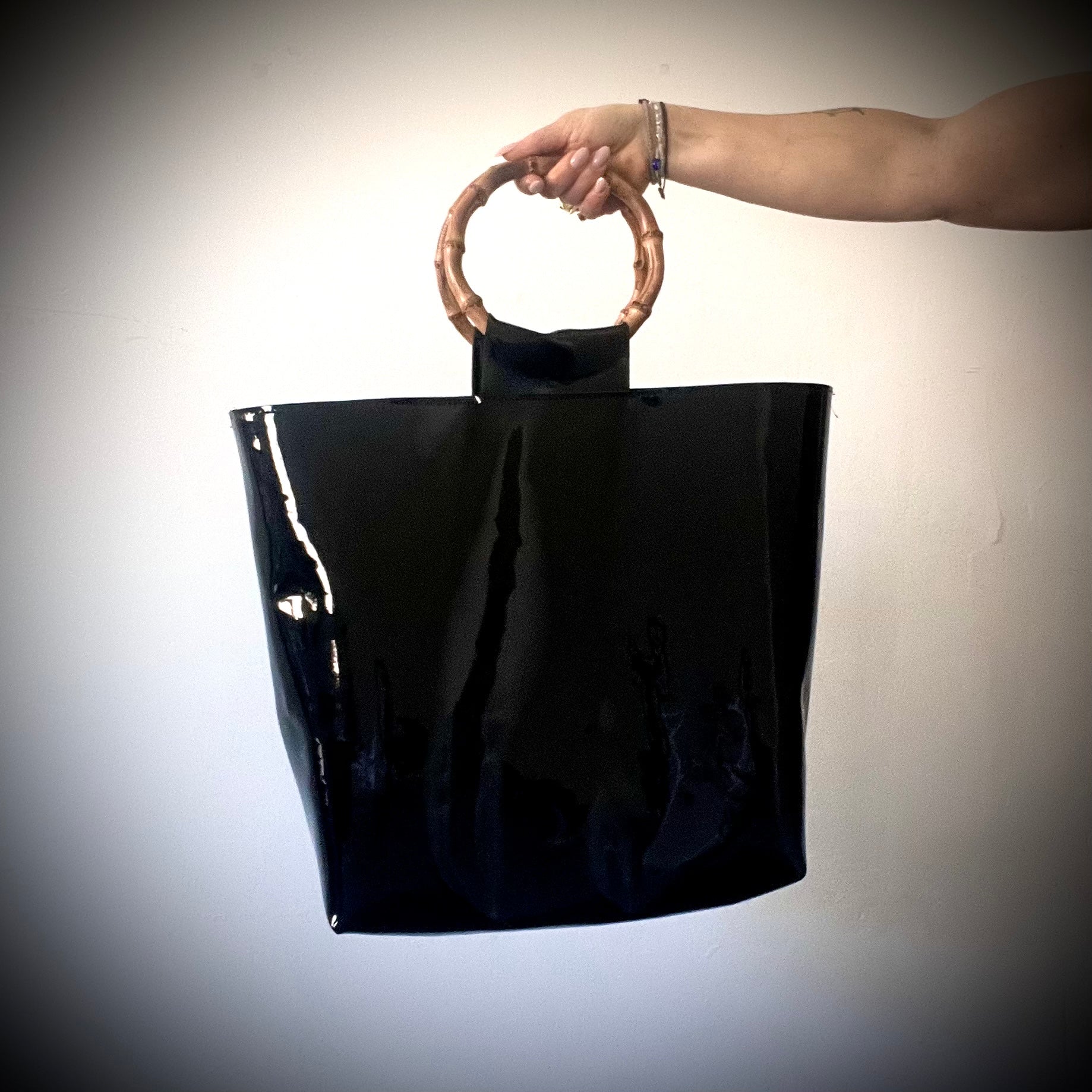 Chanta | Bag Large | Black Patent