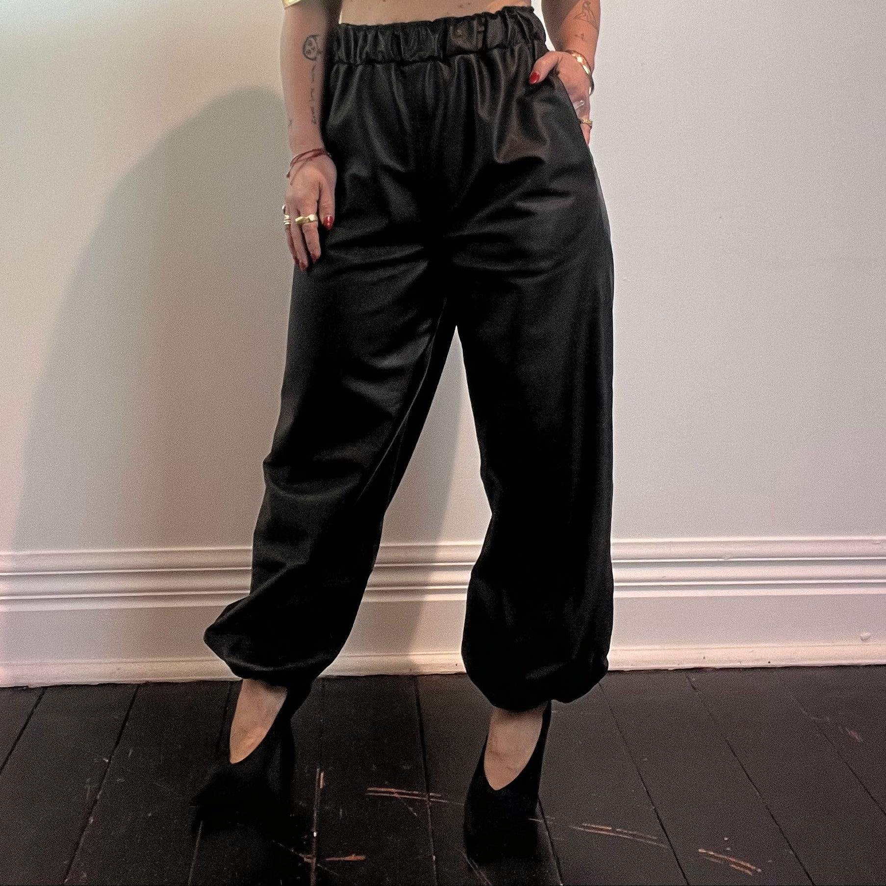 Ališta | Pantaloni Bubble Leather Pants