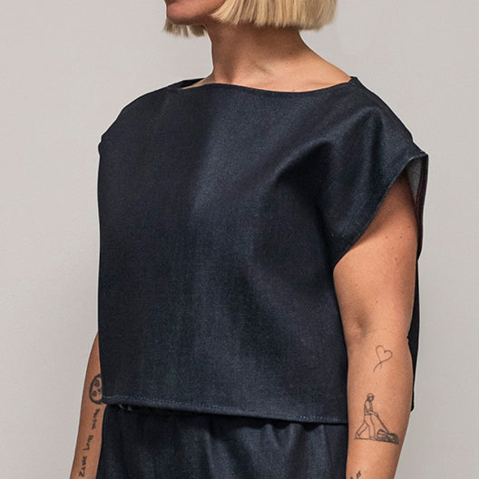 Ališta | Denim Crop Top