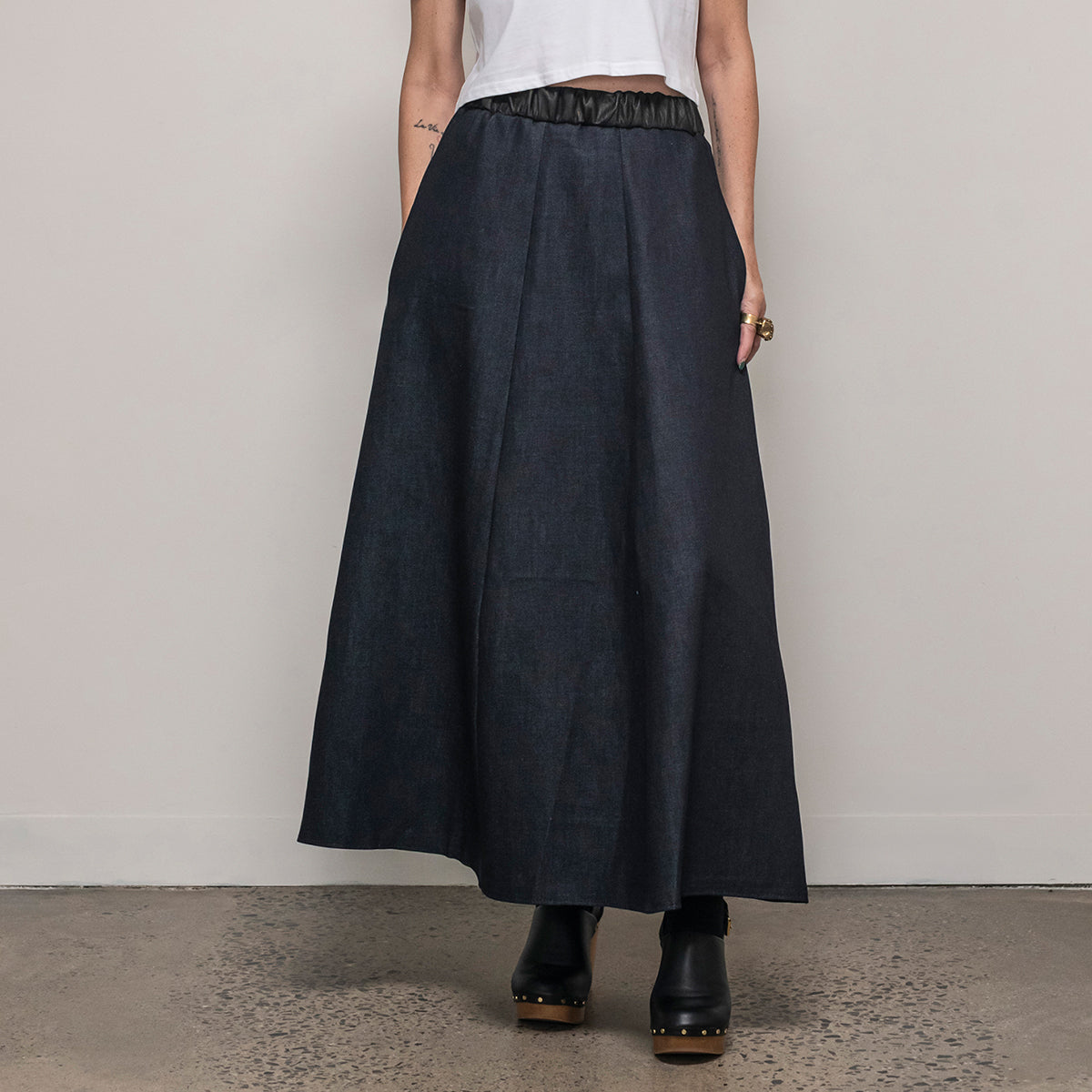 Ališta | Long Denim Skirt