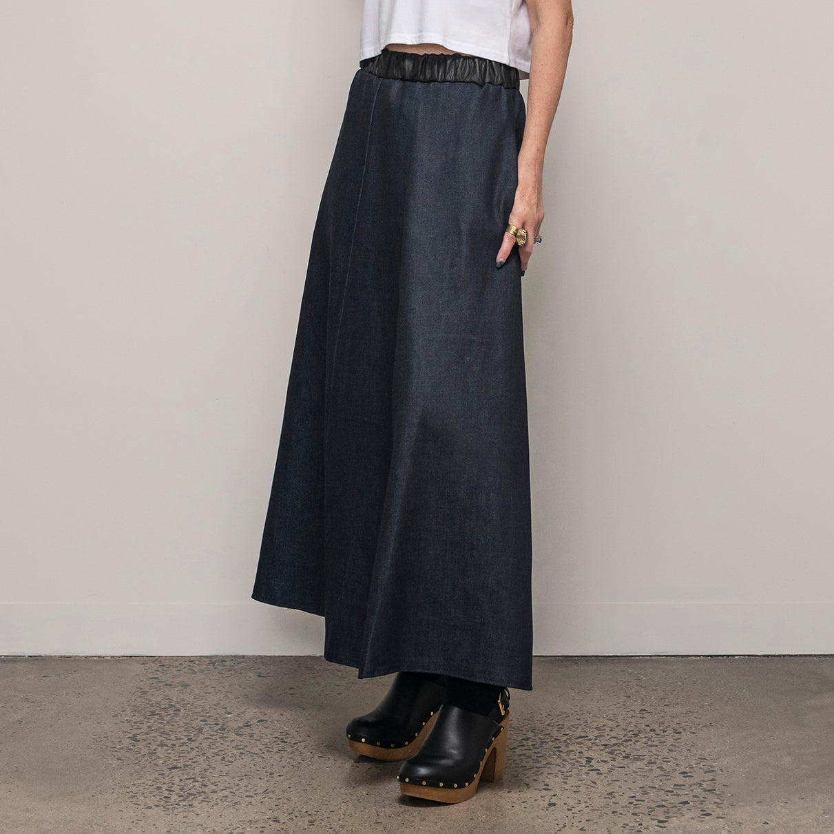 Ališta | Long Denim Skirt
