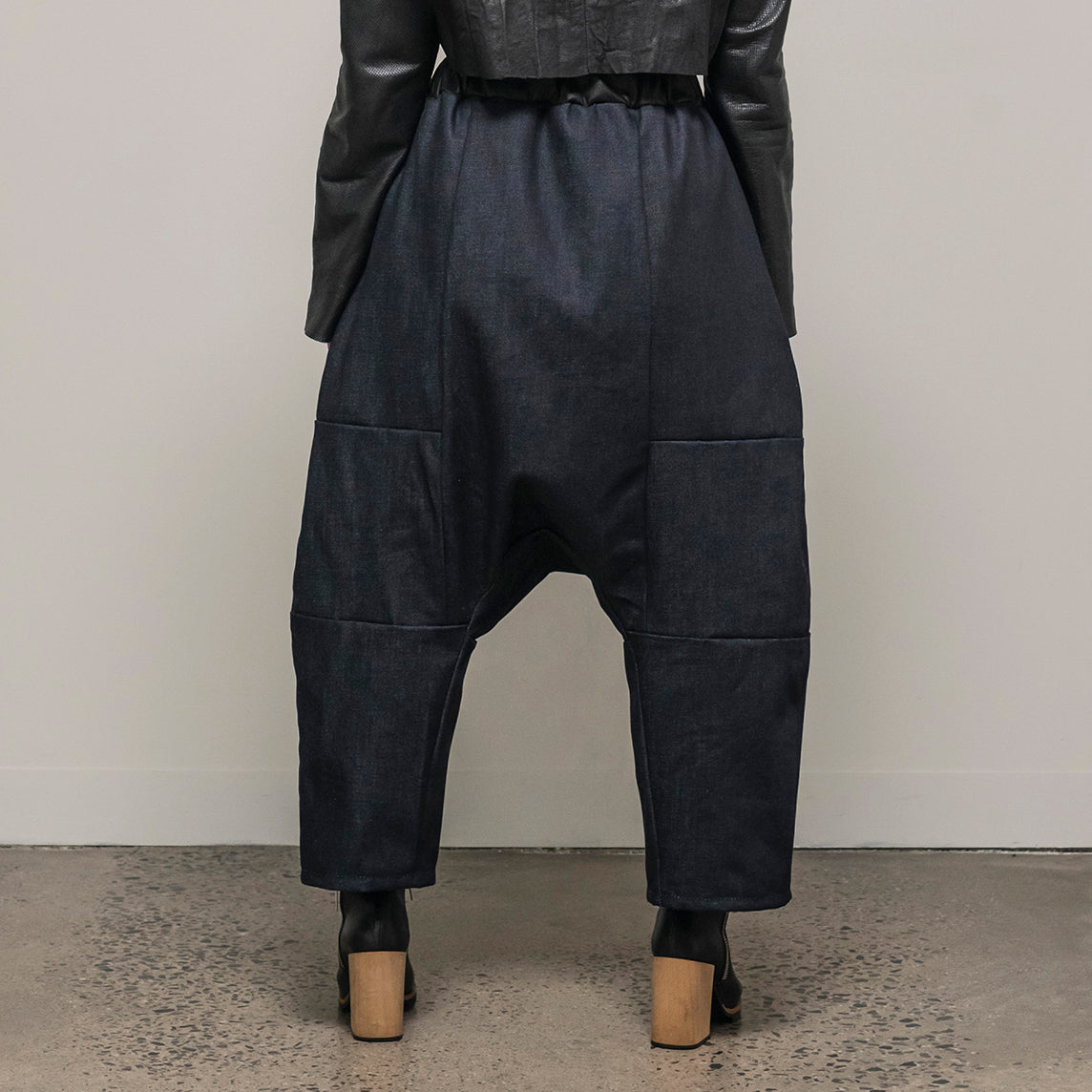Ališta | Pantaloni Dropped Crotch Denim Pants