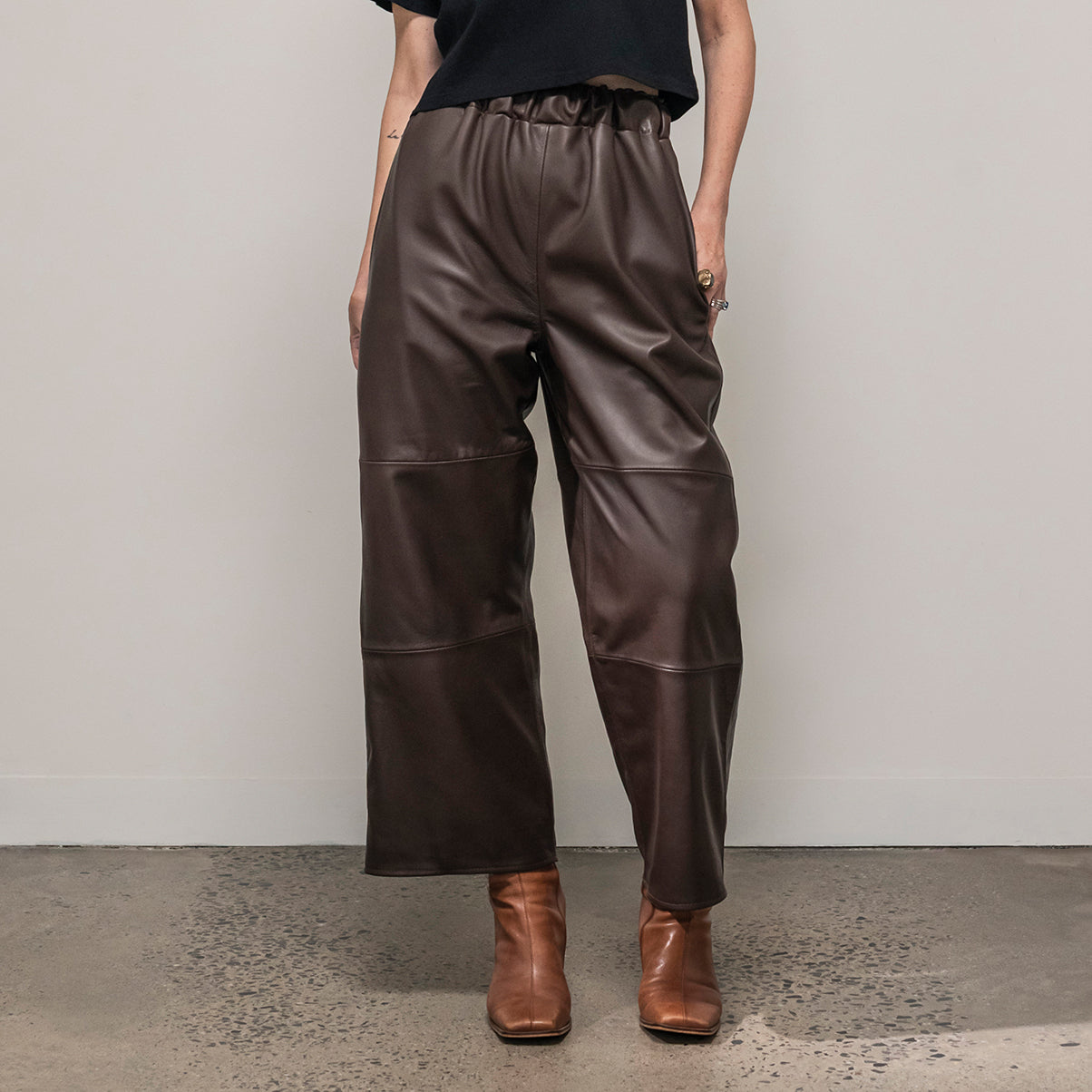 Ališta | Pantaloni Tracky Leather Pants