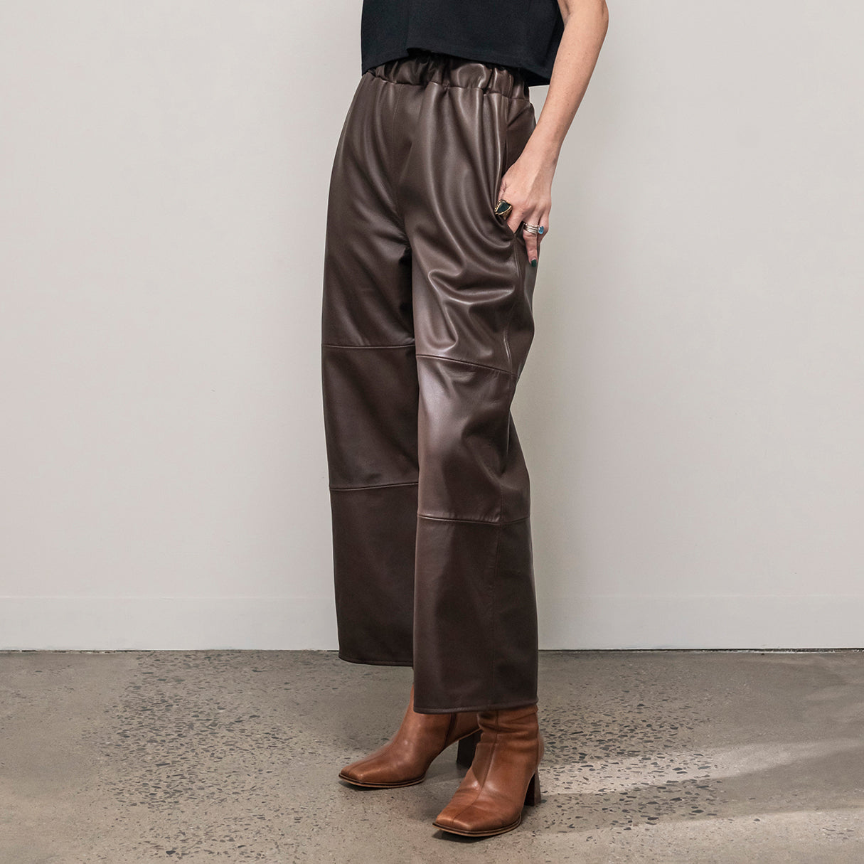 Ališta | Pantaloni Tracky Leather Pants